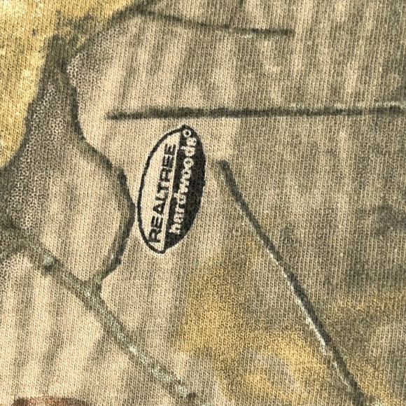 Vintage Realtree Shirt Adult EXTRA LARGE Brown Camouflage Hardwoods Hunting Y2K - Picture 5 of 8